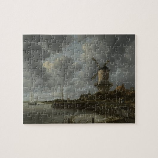 Nederlandse windmolen Wijk bij Duustede, Ruisdael Legpuzzel (Horizontaal)