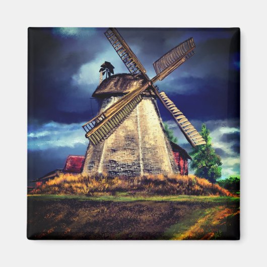 nederlandse windmolenmagneet magneet (Voorkant)