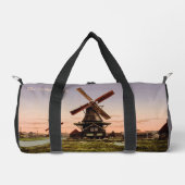 Nederlandse Windmolens aangepaste naam & tekst Plunjezak (Voorkant)