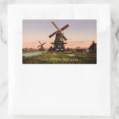 Nederlandse Windmolens aangepaste stickers (Tas)