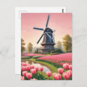 nederlandse windmolens briefkaart (Voorkant / Achterkant)