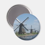 Nederlandse windmolens magneet (Voorkant / Achterkant)