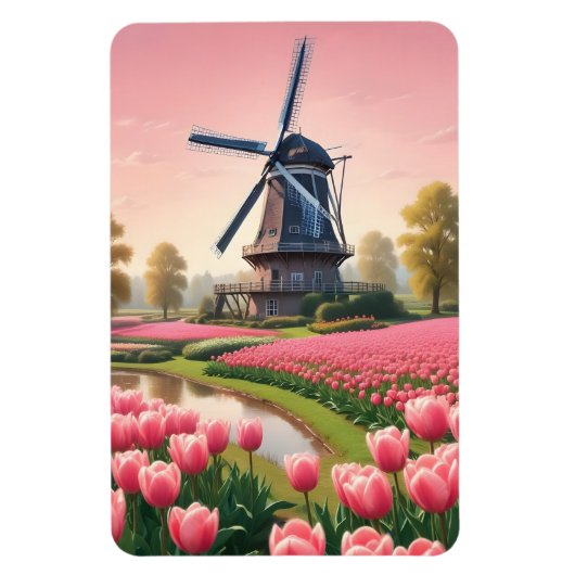 nederlandse windmolens magneet (Verticaal)