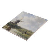 Nederlandse windmolens nabij Gein, Willem Roelofs Tegeltje (Zijkant)