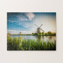 Nederlandse windmolens | Reisfoto van Rotterdam, N