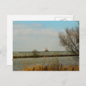 Nederlandse zeilschepen op het Ijselmeer Briefkaart (Voorkant / Achterkant)