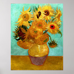  Nederlandse zonnebloemen door Vincent van Gogh Poster