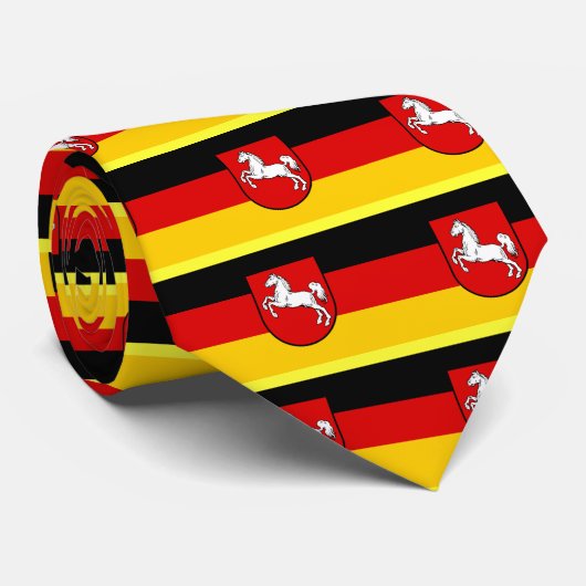 Nedersaksen (Duitsland) Stropdas (Opgerold)