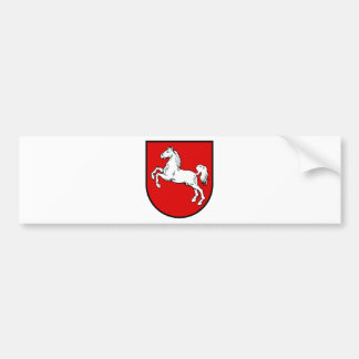 Nedersaksen (Duitsland) Wapenmunt Bumpersticker