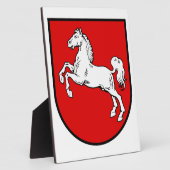 Nedersaksen (Duitsland) Wapenmunt Fotoplaat (Zijkant)