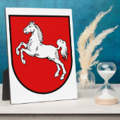 Nedersaksen (Duitsland) Wapenmunt Fotoplaat (Zijkant)