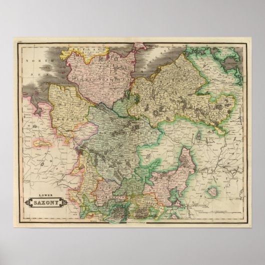 Nedersaksen Poster (Voorkant)