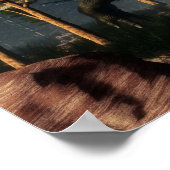 Nedoceratops die draaien terwijl ze lopen - 3D gev Poster (Hoek)