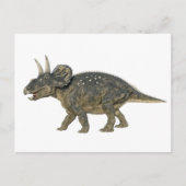 Nedoceratops Dinosaur Running Briefkaart (Voorkant)