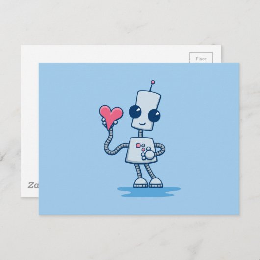 Ned's Heart Briefkaart (Voorkant / Achterkant)