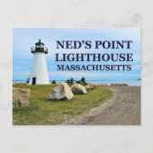 Ned's Point Lighthouse, Massachusetts Briefkaart (Voorkant)