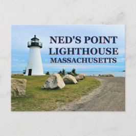 Ned's Point Lighthouse, Massachusetts Briefkaart