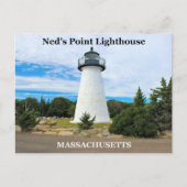 Ned's Point Lighthouse, Massachusetts Briefkaart (Voorkant)