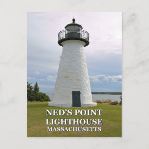Ned's Point Lighthouse, Massachusetts Briefkaart