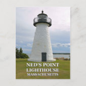Ned's Point Lighthouse, Massachusetts Briefkaart (Voorkant)