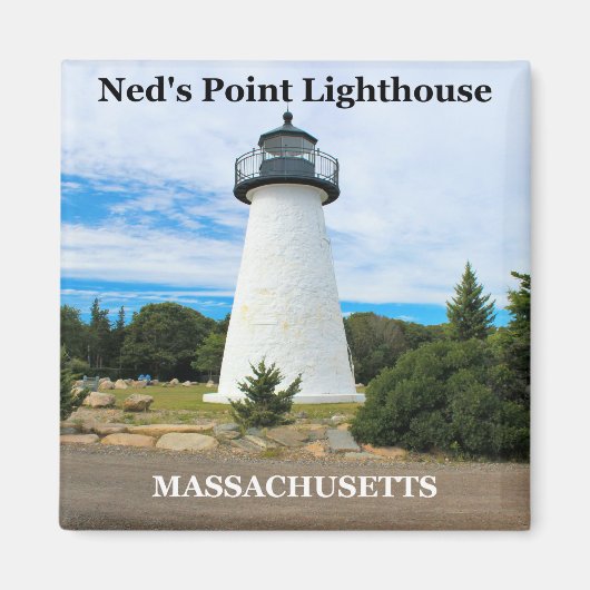 Ned's Point Lighthouse, Massachusetts Magnet (Voorkant)