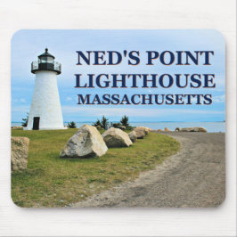 Ned's Point Lighthouse, Massachusetts Mousepad Muismat