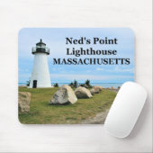 Ned's Point Lighthouse, Massachusetts Mousepad Muismat (Met muis)