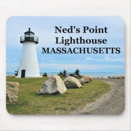 Ned's Point Lighthouse, Massachusetts Mousepad Muismat