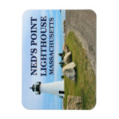 Ned's Point Lighthouse, Massachusetts Photo Magnet Magneet (Verticaal)