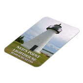 Ned's Point Lighthouse, Massachusetts Photo Magnet Magneet (Linkerzijde)