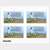 Ned's Point Lighthouse, Massachusetts Stickers (Vel)