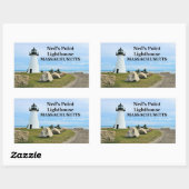 Ned's Point Lighthouse, Massachusetts Stickers (Vel)
