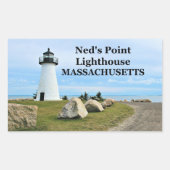 Ned's Point Lighthouse, Massachusetts Stickers (Voorkant)