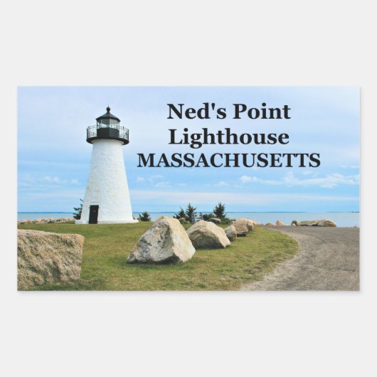 Ned's Point Lighthouse, Massachusetts Stickers (Voorkant)