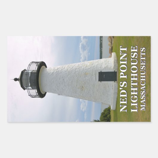 Ned's Point Lighthouse, Massachusetts Stickers (Voorkant)