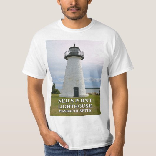 Ned's Point Lighthouse, Massachusetts T-Shirt (Voorkant)