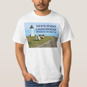 Ned's Point Lighthouse, Massachusetts T-Shirt (Voorkant)