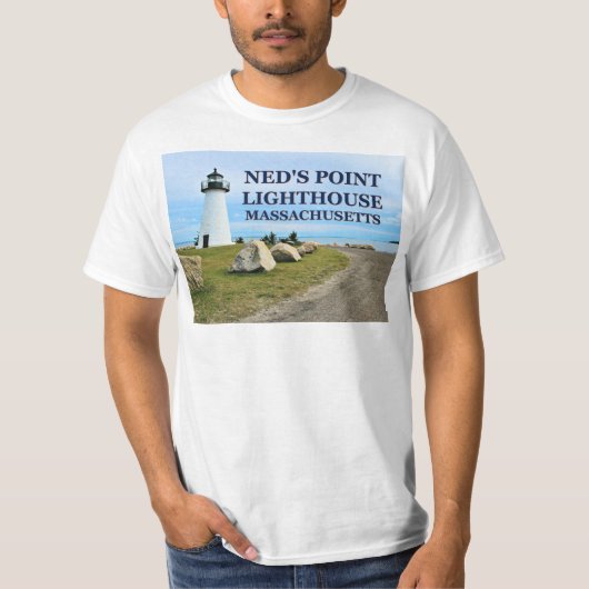 Ned's Point Lighthouse, Massachusetts T-Shirt (Voorkant)