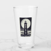 Ned's Point Vuurtoren Massachusetts Maan Glas (Voorkant)