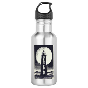 Ned's Point Vuurtoren Massachusetts Maan Waterfles