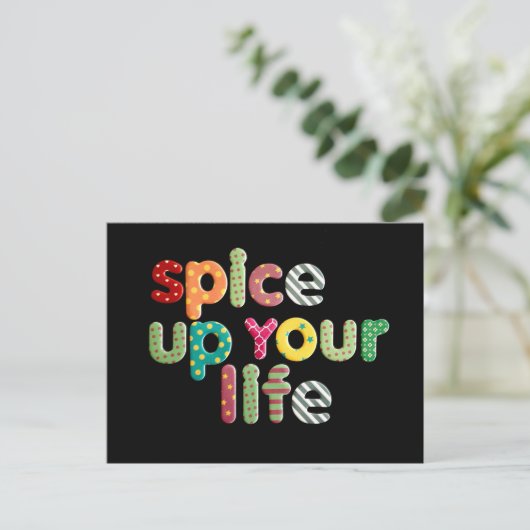 Nee: 151. SPICE UW LIFE-briefkaart UIT TFDG Briefkaart (Staand voorkant)