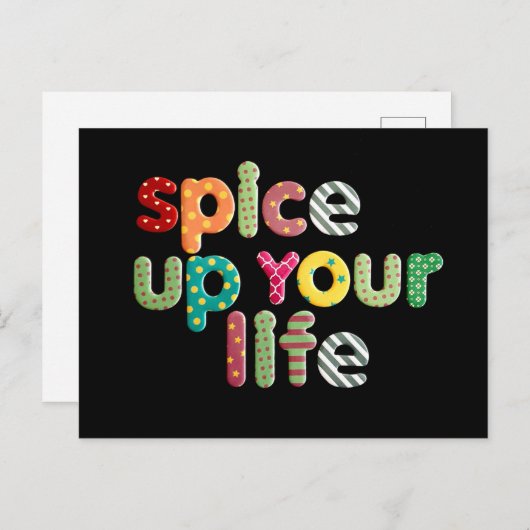 Nee: 151. SPICE UW LIFE-briefkaart UIT TFDG Briefkaart (Voorkant / Achterkant)