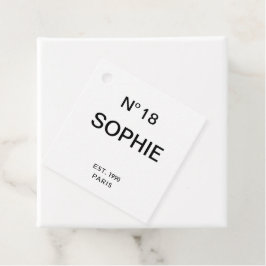 Nee 18 Frans Chic 18e Verjaardagsfeestje Bedankjes Labels
