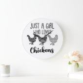 Nee 1/2, gewoon een meisje dat van kippen houdt, g grote klok (Huis)