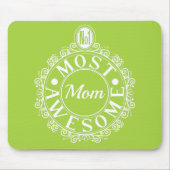 Nee.1 Meest Geweldige mam Klassieke witte druk op Muismat (Voorkant)