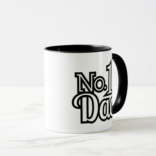 Nee.1 Pap Coffee Mok (Voorkant rechts)