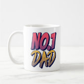 Nee.1 Pap Text Vaderdag Koffiemok (Links)