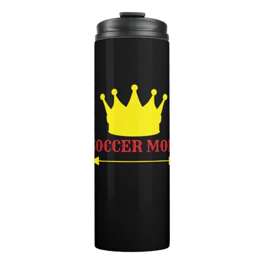 Nee 1 voetbalmoeder thermosbeker (Voorkant)