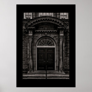 Nee 27 King's College Circle 1 met rand Poster