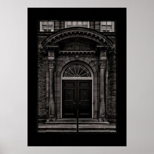 Nee 27 King's College Circle 1 met rand Poster (Voorkant)